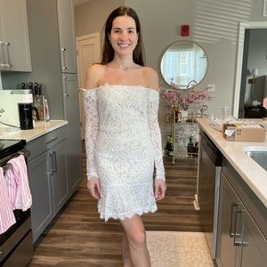 TYLER MINI DRESS IN IVORY
